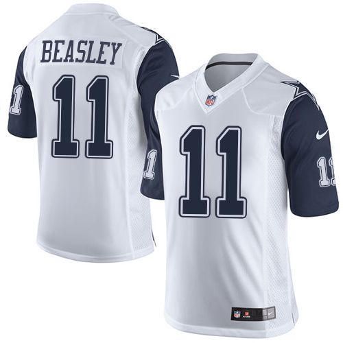 Nike Cowboys #11 Cole Beasley White Youth Stitched NFL Elite Rush Jersey Nike Cowboys #11 Cole Beasley White Youth Stitched NFL Elite Rush Jersey