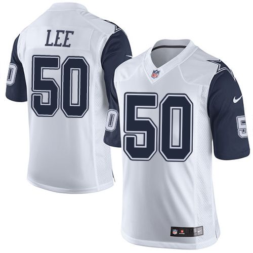 Nike Cowboys #50 Sean Lee White Youth Stitched NFL Elite Rush Jersey Nike Cowboys #50 Sean Lee White Youth Stitched NFL Elite Rush Jersey