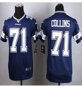 Youth New Cowboys #71 La'el Collins Navy Blue Team Color Stitched NFL Elite jersey Youth New Cowboys #71 La'el Collins Navy Blue Team Color Stitched NFL Elite jersey