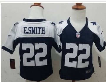 Toddler NEW Cowboys #22 Emmitt Smith Navy Blue Thanksgiving Stitched NFL Elite Jersey Toddler NEW Cowboys #22 Emmitt Smith Navy Blue Thanksgiving Stitched NFL Elite Jersey