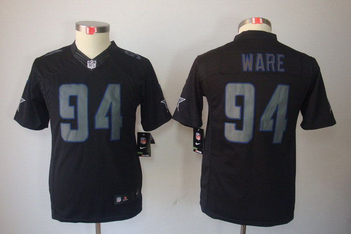 Youth NEW Dallas Cowboys #94 DeMarcus Ware Black Jerseys(Impact Limited) Youth NEW Dallas Cowboys #94 DeMarcus Ware Black Jerseys(Impact Limited)
