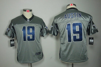 Youth NEW Dallas Cowboys 19 Austin Grey Shadow NFL Jerseys Youth NEW Dallas Cowboys 19 Austin Grey Shadow NFL Jerseys