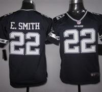 Youth Nike Dallas Cowboys 22 E.SMITH Blue Jerseys Youth Nike Dallas Cowboys 22 E.SMITH Blue Jerseys