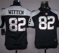 Youth Nike Dallas Cowboys #82 Jason Witten Blue Thankgivings Nike NFL Jerseys