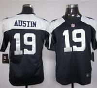 Youth Nike Dallas Cowboys 19 Austin Blue Thankgivings Nike NFL Jerseys
