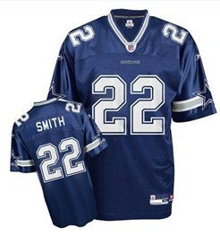 Dallas Cowboys 22 Emmitt Smith Blue Youth Jersey
