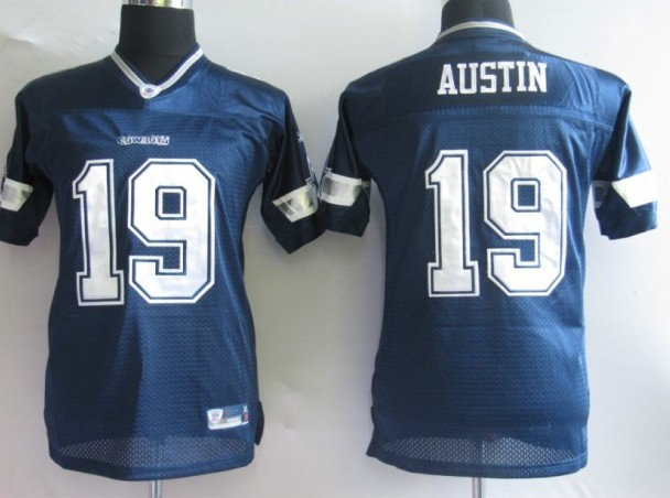 NFL Jerseys Dallas Cowboys 19# blue【kids