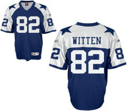 Dallas Cowboys #82 Witten Youth Blue Thanksgivings Jersey