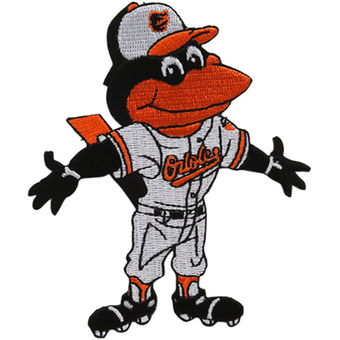 Baltimore Orioles The Oriole Bird Embroidered Adhesive stiched Patch