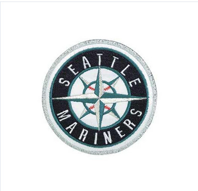 Stitched MLB Seattle Mariners Home & Away Sleeve Jersey Patch