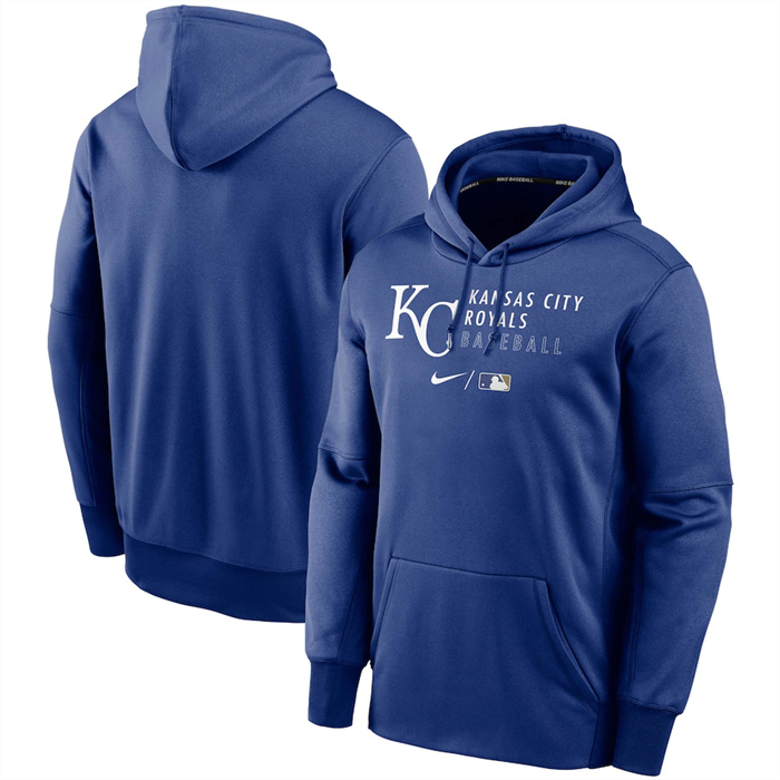 Men's Kansas City Royals Royal 2022 Performance Pullover HoodieS Men's Kansas City Royals Royal 2022 Performance Pullover HoodieS