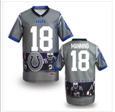 Indianapolis Colts #18 Peyton Manning Stitched NFL Elite Fanatical Version Jersey (6)
