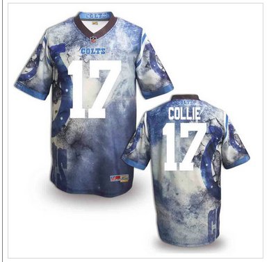 Indianapolis Colts #17 Austin Collie Stitched NFL Elite Fanatical Version Jersey (8)