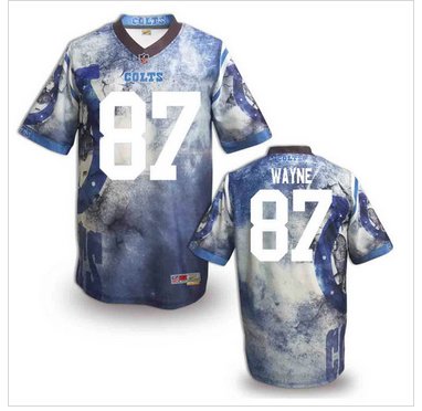Indianapolis Colts #87 Reggie Wayne Stitched NFL Elite Fanatical Version Jersey (8) Indianapolis Colts #87 Reggie Wayne Stitched NFL Elite Fanatical Version Jersey (8)