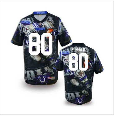 Indianapolis Colts #80 Coby Fleener Stitched NFL Elite Fanatical Version Jersey (1)