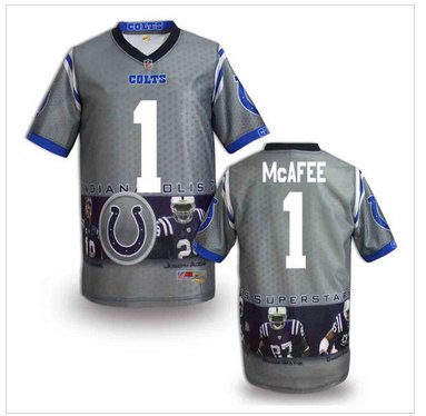 Indianapolis Colts #1 Pat McAfee Stitched NFL Elite Fanatical Version Jersey (5)