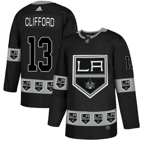 Kings 13 Kyle Clifford Black Team Logos Fashion Adidas Jersey