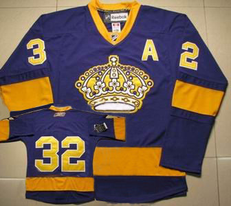 Los Angeles 32 Jonathan Quick Purple Jersey