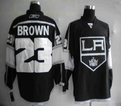 NHL Jerseys Los Angeles Kings 23# BROWN black