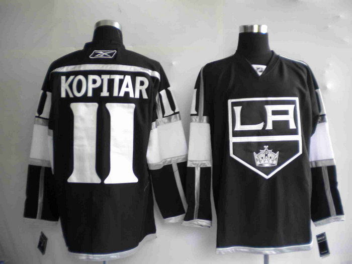 NHL Los Angeles Kings #11 Anze Kopitar Black Jersey