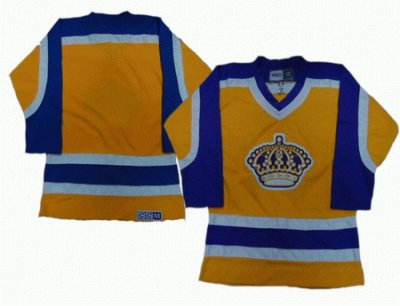 Los Angeles Kings Blank yellow purple jerseys