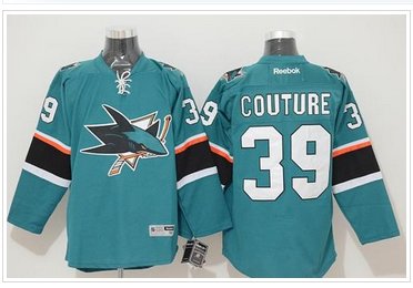 San Jose Sharks #39 Logan Couture Teal Stitched NHL Jersey San Jose Sharks #39 Logan Couture Teal Stitched NHL Jersey