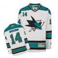 NHL San Jose Sharks #14 Jonathan Cheechoo White Jersey NHL San Jose Sharks #14 Jonathan Cheechoo White Jersey