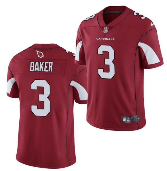 Men's Arizona Cardinals #3 Budda Baker Red Vapor Untouchable Limited Stitched Jersey Men's Arizona Cardinals #3 Budda Baker Red Vapor Untouchable Limited Stitched Jersey