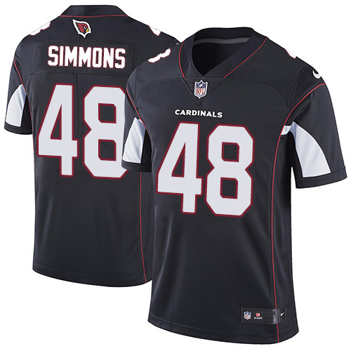 Nike Cardinals #48 Isaiah Simmons Black Alternate Men's Stitched NFL Vapor Untouchable Limited Jersey Nike Cardinals #48 Isaiah Simmons Black Alternate Men's Stitched NFL Vapor Untouchable Limited Jersey