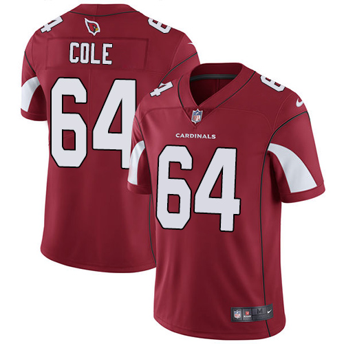 Nike Cardinals #64 Mason Cole Red Team Color Men's Stitched NFL Vapor Untouchable Limited Jersey Nike Cardinals #64 Mason Cole Red Team Color Men's Stitched NFL Vapor Untouchable Limited Jersey