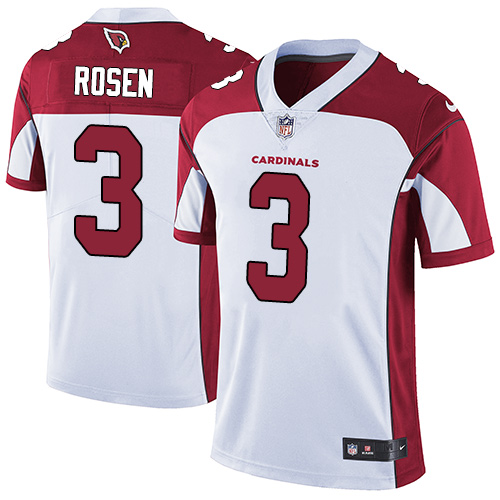 Nike Cardinals #3 Josh Rosen White Men's Stitched NFL Vapor Untouchable Limited Jersey Nike Cardinals #3 Josh Rosen White Men's Stitched NFL Vapor Untouchable Limited Jersey