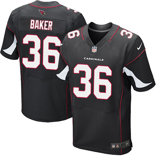 Nike Cardinals #36 Budda Baker Black Alternate Men's Stitched NFL Elite Jersey Nike Cardinals #36 Budda Baker Black Alternate Men's Stitched NFL Elite Jersey