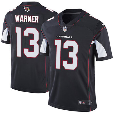 Nike Cardinals #13 Kurt Warner Black Alternate Men's Stitched NFL Vapor Untouchable Limited Jersey Nike Cardinals #13 Kurt Warner Black Alternate Men's Stitched NFL Vapor Untouchable Limited Jersey