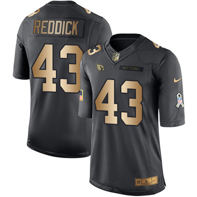 Nike Cardinals #43 Haason Reddick Black Men's Stitched NFL Limited Gold Salute To Service Jersey Nike Cardinals #43 Haason Reddick Black Men's Stitched NFL Limited Gold Salute To Service Jersey
