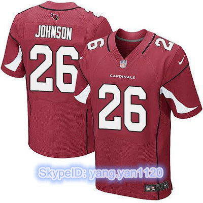 Nike Cardinals #26 Rashad Johnson Red Team Color Men's Stitched NFL Elite Jersey