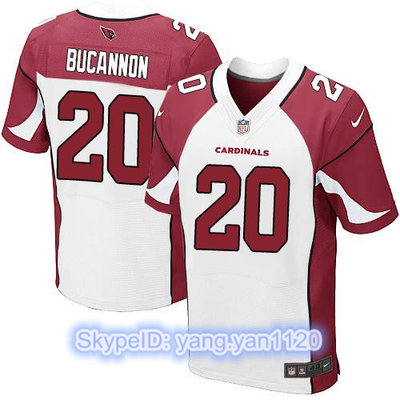 Nike Cardinals #20 Deone Bucannon White Men's Stitched NFL Elite Jersey