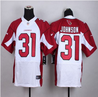 New Arizona Cardinals #31 David Johnson White Men's Stitched NFL Elite Jersey New Arizona Cardinals #31 David Johnson White Men's Stitched NFL Elite Jersey