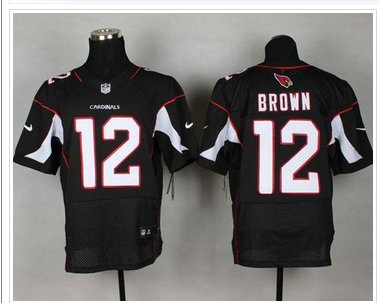 NEW Arizona Cardinals #12 John Brown Black Alternate NFL Elite Jersey NEW Arizona Cardinals #12 John Brown Black Alternate NFL Elite Jersey