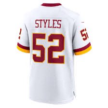 Men's Washington Commanders #52 Sonny Styles White Vapor Limited Stitched Football Jersey