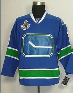 Vancouver Canucks 14 BURROWS blue 3rd jersey