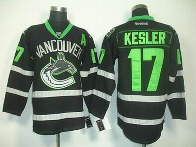 Vancouver Canucks 17 KESLER black ice jerseys