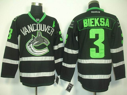 NHL Jerseys Vancouver Canucks 3# bieksa black NHL Jerseys Vancouver Canucks 3# bieksa black