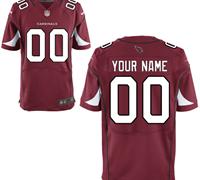 Men's Nike Arizona Cardinals Customized Elite Team Color Jerseys (40-60) Men's Nike Arizona Cardinals Customized Elite Team Color Jerseys (40-60)