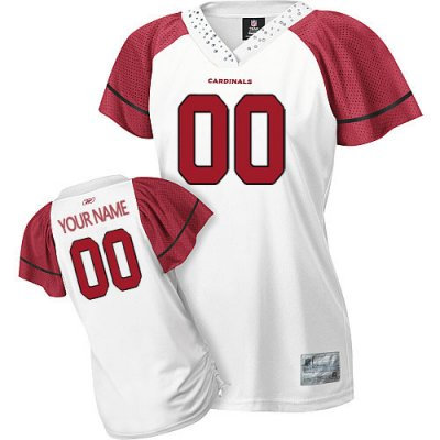 Customized Arizona Cardinals Jersey Women Field Flirt Fashion Football Jersey