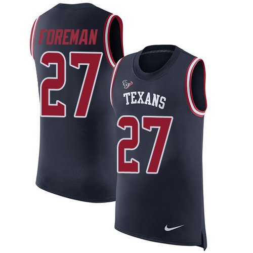 Nike Texans Navy Blue Team Color Men's Stitched NFL Limited Rush Tank Top Jersey Nike Texans Navy Blue Team Color Men's Stitched NFL Limited Rush Tank Top Jersey