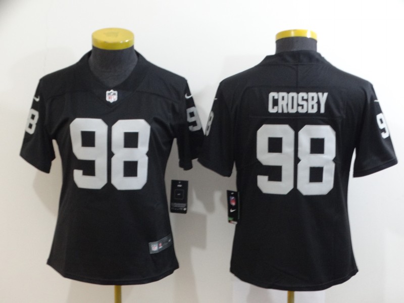 Women Nike Raiders 98 Maxx Crosby Black Women Vapor Untouchable Limited Jersey Women Nike Raiders 98 Maxx Crosby Black Women Vapor Untouchable Limited Jersey