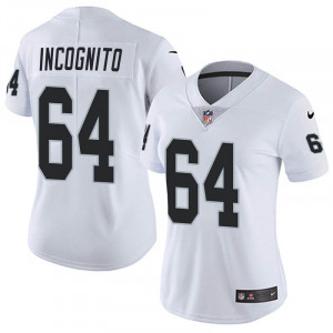 Women Oakland Raiders #64 Richie Incognito Vapor Untouchable Limited White Jersey Women Oakland Raiders #64 Richie Incognito Vapor Untouchable Limited White Jersey