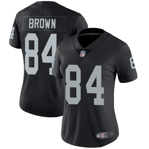 Raiders #84 Antonio Brown Black Team Color Women's Stitched Football Vapor Untouchable Limited Jersey Raiders #84 Antonio Brown Black Team Color Women's Stitched Football Vapor Untouchable Limited Jersey