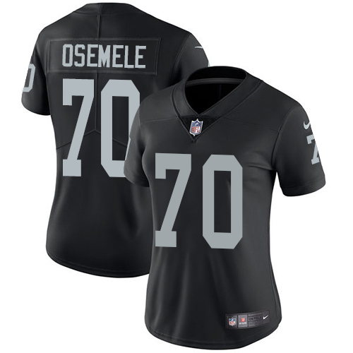Nike Raiders #70 Kelechi Osemele Black Team Color Women's Stitched NFL Vapor Untouchable Limited Jersey Nike Raiders #70 Kelechi Osemele Black Team Color Women's Stitched NFL Vapor Untouchable Limited Jersey