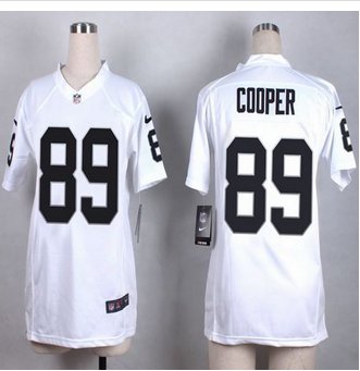 Women New Raiders #89 Amari Cooper White Stitched NFL Elite Jersey Women New Raiders #89 Amari Cooper White Stitched NFL Elite Jersey